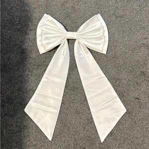 White Satin Bow for Dress- SOLD